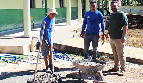 Município de Aparecida estrutura nova área de lazer no CMEI Aquarela