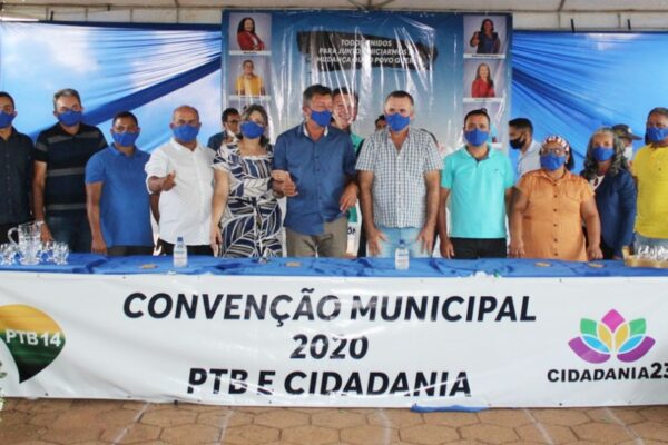 PTB e Cidadania homologam candidatos a vereador em Santa Tereza