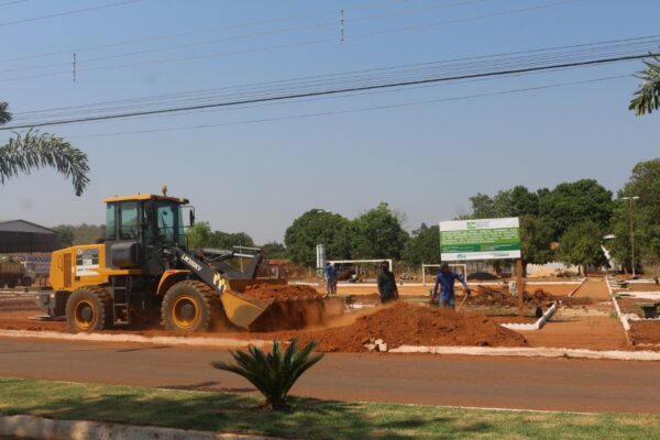 APARECIDA: Obra de revitalização da Praça Domingos Rios é iniciada