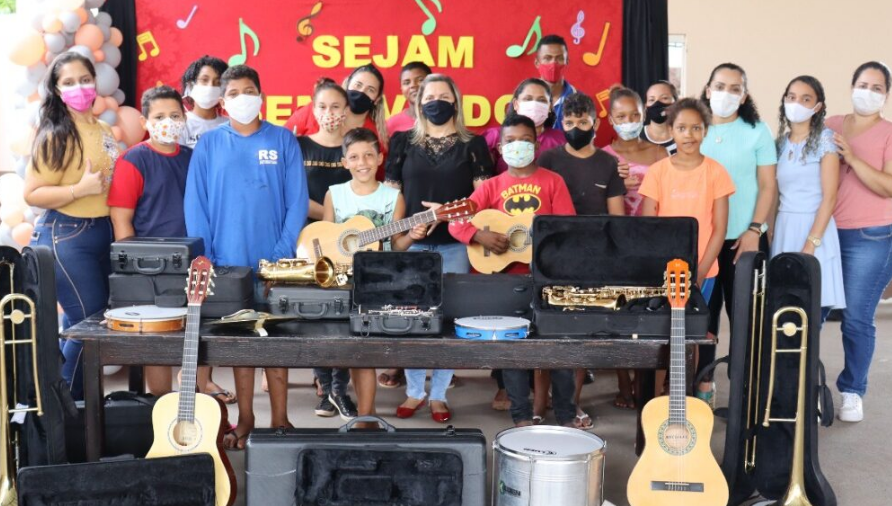 APARECIDA: Assistência Social retorna aulas da oficina Banda de Música para crianças e adolescentes
