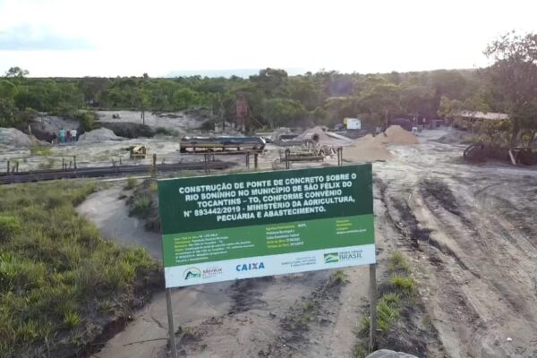 SÃO FÉLIX: Prefeitura inicia obra da ponte que dá acesso à Comunidade Boa Esperança, de Mateiros