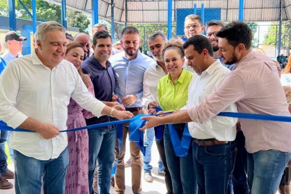 Amélio prestigia entrega de obras em Gurupi ao lado do governador em exercício, Laurez Moreira