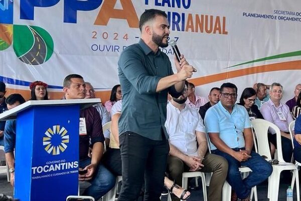 <strong>Deputado Léo Barbosa participa de Consulta Pública do PPA da região do Jalapão em Novo Acordo</strong>