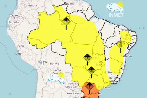 Tocantins tem alerta de tempestades valendo para quase todas as regiões