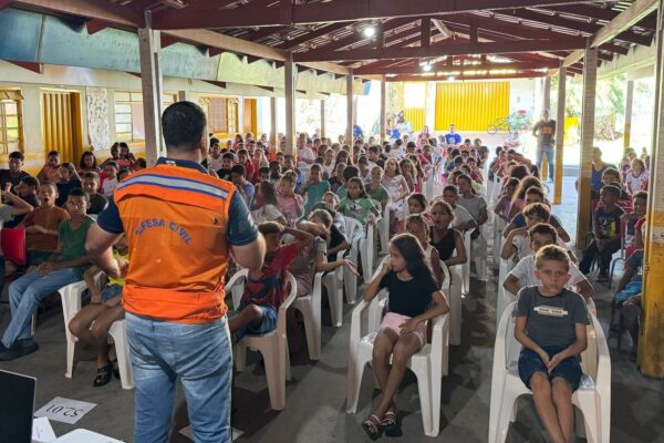 Escolas de Lagoa do Tocantins recebem palestra do Projeto Foco no Fogo, do Governo do Estado