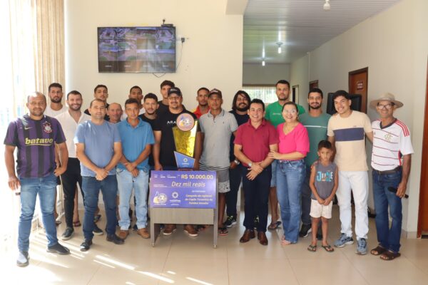 APARECIDA: Prefeitura promove momento festivo para parabenizar time pelo Título regional do Copão Tocantins