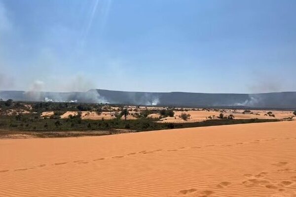 Vídeo mostra cortina de fumaça no principal ponto turístico do Jalapão