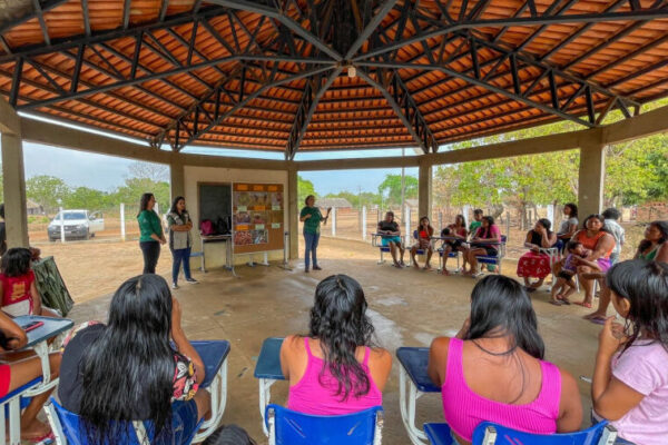 Naturatins conclui calendário anual de oficinas sobre o uso sustentável do capim-dourado com rodas de conversa em aldeias Xerente