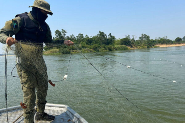 Operação Piracema do Naturatins apreende 200 metros de redes de pesca