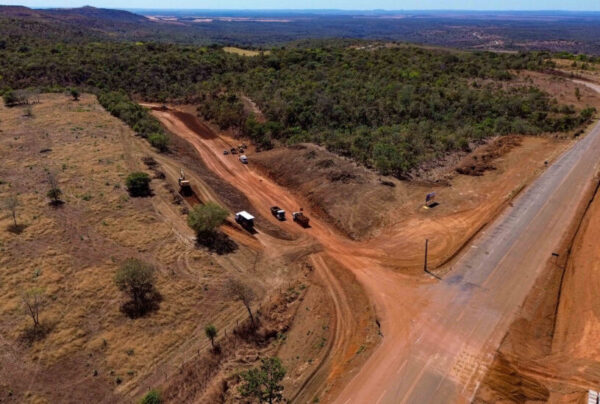 Obras na Alça Viária de Taquaruçu exigem velocidade reduzida de motoristas
